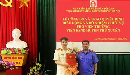Lễ công bố và trao quyết định bổ nhiệm chức vụ Phó Viện trưởng Viện...